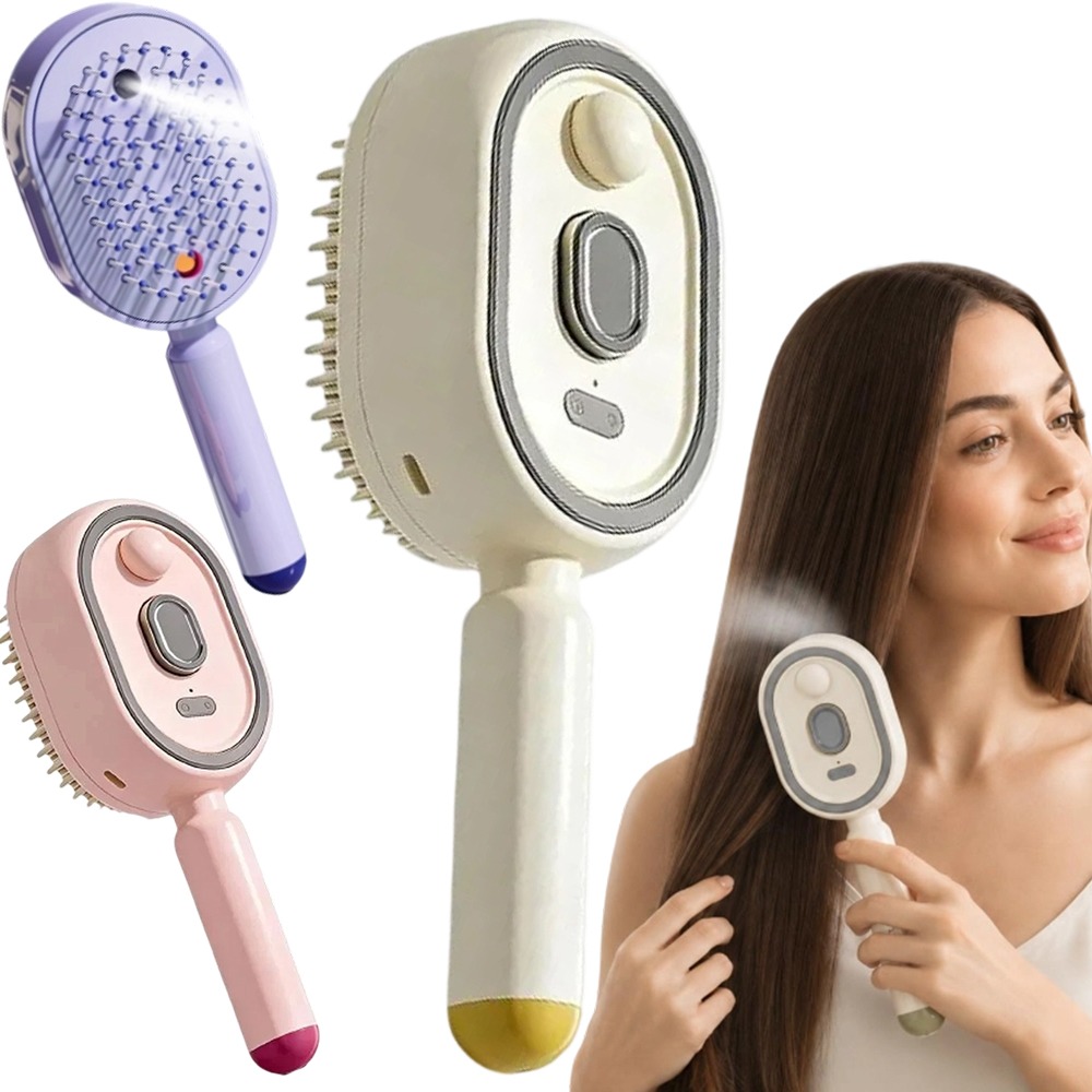 Hair Care Essence Oil Spray - Multifunctional Massage Comb,Electric Spray Air Cushion