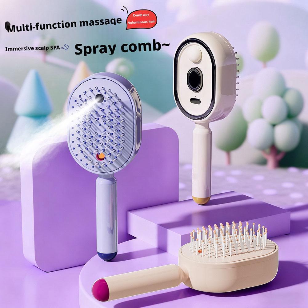 Hair Care Essence Oil Spray - Multi Functional Massage Comb Essential Oil