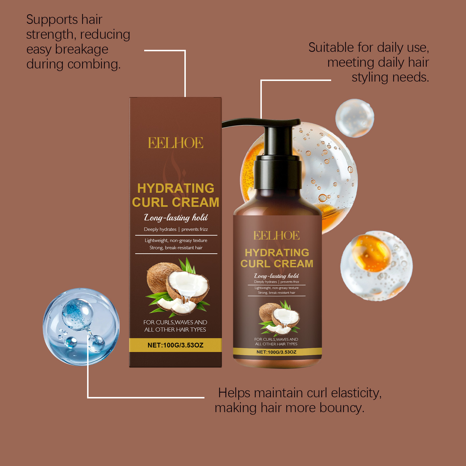 Curl Styling Cream for Wavy an - Hair Care Long Hair review and price