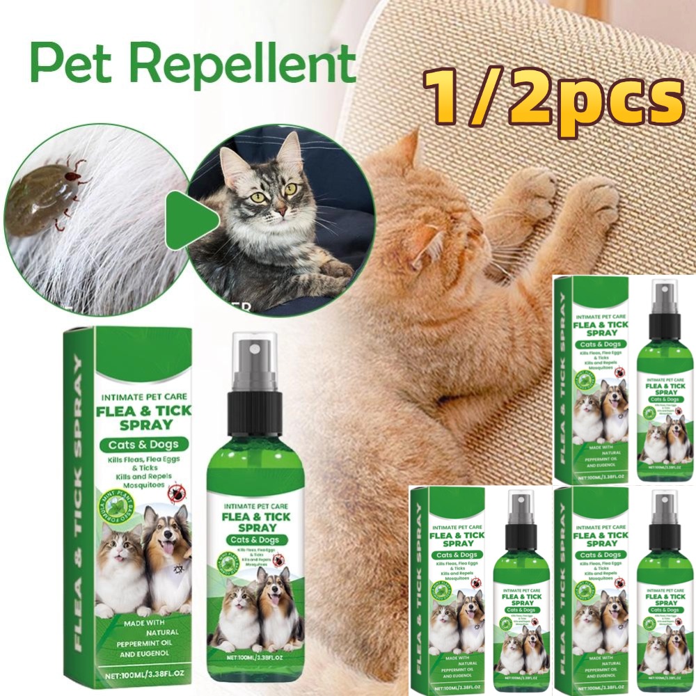 100ml Dog Cat Repel Fleas Mite - Hair Care Daily review and price