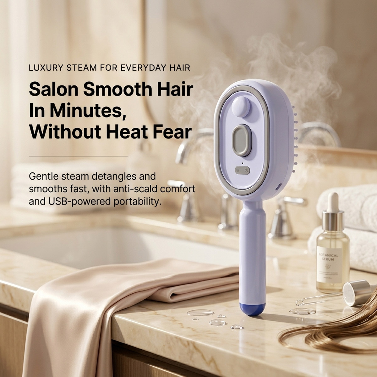 Electric Self-Cleaning Hair Co - Hair Care Essence Oil Spray review and price