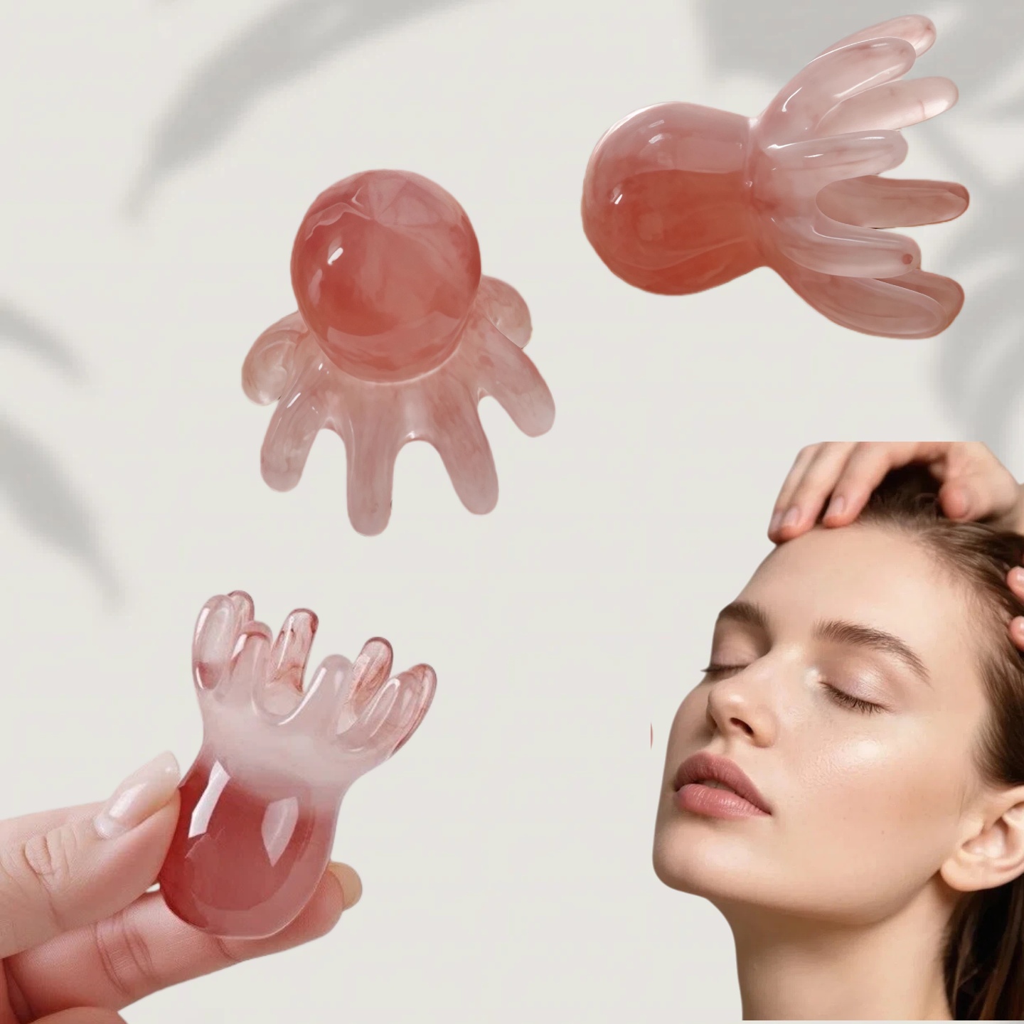 Cute Octopus Scalp Massage Com - Hair Care Korea review and price