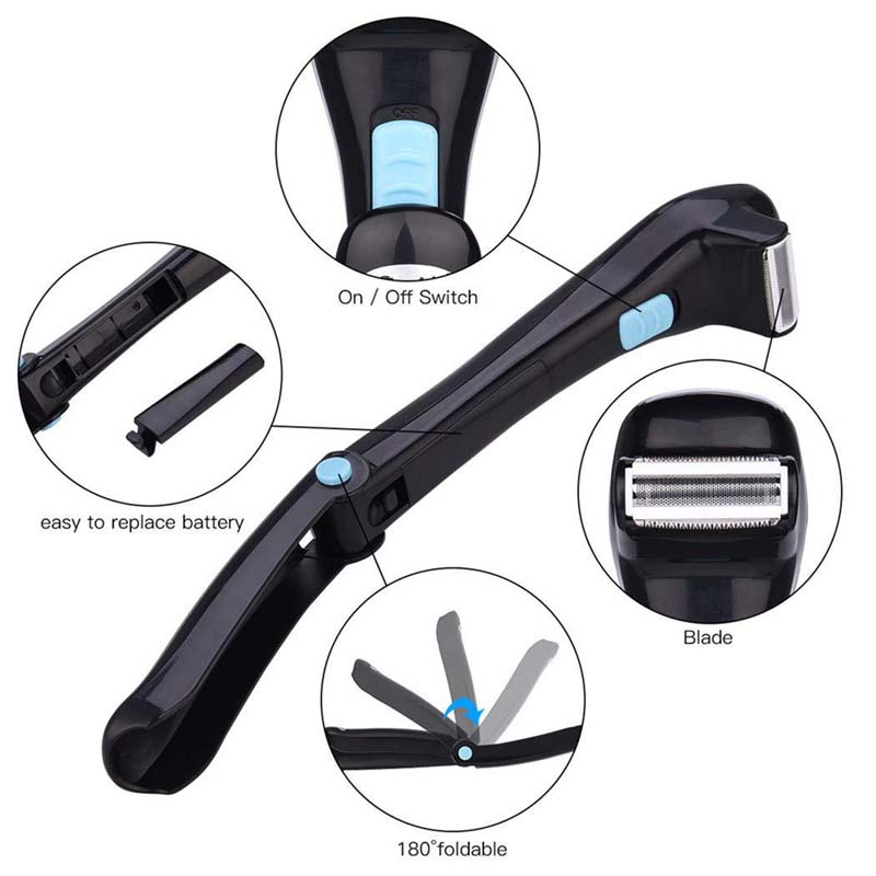 Electric Back Body Trimmer wit - Hair Care Long Hair review and price