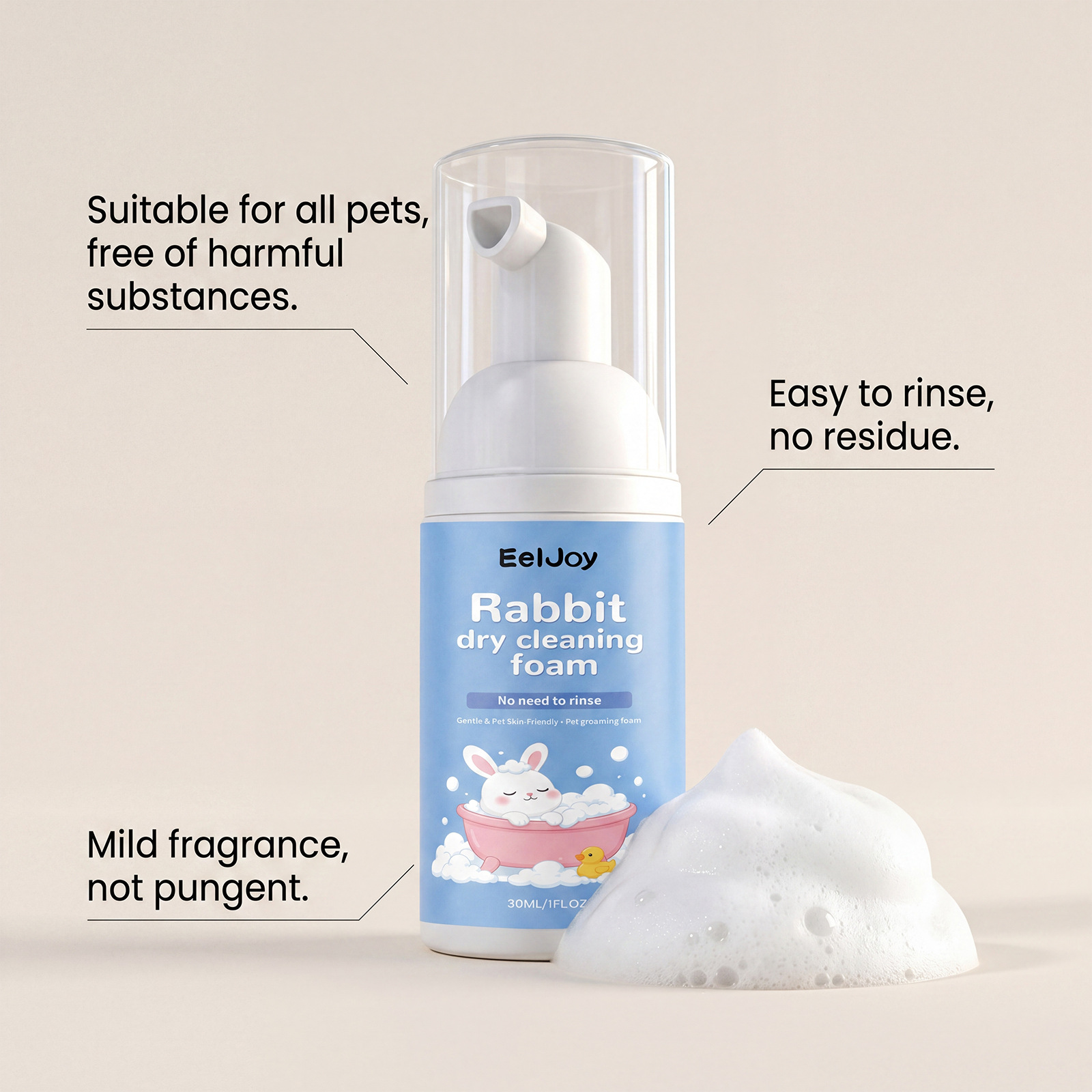 Cleaning Mousse Deep Moisturiz - Hair Care Natural Ingredients review and price