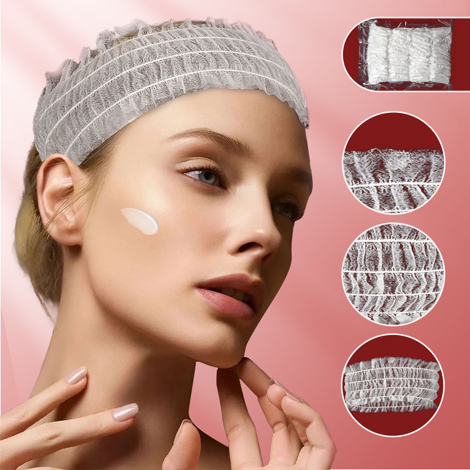 50/20 Pcs Disposable Headbands - Hair Care Journey review and price